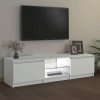 TV skříňka s LED osvětlením bílá 140 x 40 x 36 cm 804292
