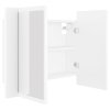 LED koupelnová skříňka se zrcadlem bílá 60 x 12 x 45 cm akryl 804956