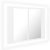 LED koupelnová skříňka se zrcadlem bílá 60 x 12 x 45 cm akryl 804956