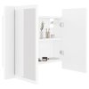 LED koupelnová skříňka se zrcadlem bílá 60 x 12 x 45 cm akryl 804956