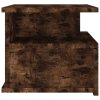Plovoucí noční stolky 2 ks kouřový dub 41 x 31 x 27 cm kompozit 815313