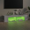 TV skříňka s LED osvětlením šedá sonoma 135 x 39 x 30 cm 815694