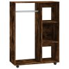 Šatní skříň kouřový dub 80 x 40 x 110 cm kompozitní dřevo 815978