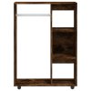 Šatní skříň kouřový dub 80 x 40 x 110 cm kompozitní dřevo 815978