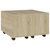 Konferenční stolek dub sonoma 60 x 60 x 38 cm kompozitní dřevo 806861