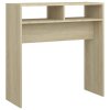 Konzolový stolek dub sonoma 78 x 30 x 80 cm kompozitní dřevo 808299