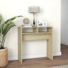 Konzolový stolek dub sonoma 78 x 30 x 80 cm kompozitní dřevo 808299