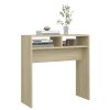 Konzolový stolek dub sonoma 78 x 30 x 80 cm kompozitní dřevo 808299