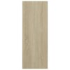 Konzolový stolek dub sonoma 78 x 30 x 80 cm kompozitní dřevo 808299