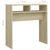 Konzolový stolek dub sonoma 78 x 30 x 80 cm kompozitní dřevo 808299