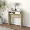 Konzolový stolek dub sonoma 78 x 30 x 80 cm kompozitní dřevo 808299