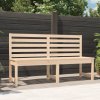 Zahradní lavice 157,5 cm masivní borové dřevo 824039