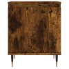 Noční stolky 2 ks kouřový dub 40 x 30 x 50 cm kompozitní dřevo 826823