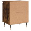 Noční stolky 2 ks kouřový dub 40 x 30 x 50 cm kompozitní dřevo 826823