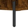 Noční stolky 2 ks kouřový dub 40x35x47,5 cm kompozitní dřevo 827335