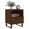 Noční stolky 2 ks hnědý dub 40 x 35 x 47,5 cm kompozitní dřevo 827499