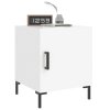 Noční stolky 2 ks lesklé bílé 40 x 40 x 50 cm kompozitní dřevo 827569