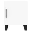 Noční stolky 2 ks bílé 40 x 40 x 50 cm kompozitní dřevo 827613