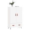 Skříň highboard bílá 69,5 x 31 x 115 cm kompozitní dřevo 828204