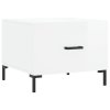 Konferenční stolky 2 ks lesklé bílé 50x50x40cm kompozitní dřevo 829401