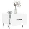 Konferenční stolky 2 ks lesklé bílé 50x50x40cm kompozitní dřevo 829385