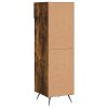 Botník kouřový dub 30 x 35 x 105 cm kompozitní dřevo 829649