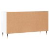 Botník bílý s vysokým leskem 102 x 35 x 55 cm kompozitní dřevo 829718