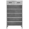 Botník betonově šedý 60 x 35 x 105 cm kompozitní dřevo 829616