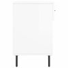 Botník bílý s vysokým leskem 102 x 35 x 55 cm kompozitní dřevo 829758