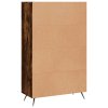 Skříň highboard kouřový dub 69,5 x 31 x 115 cm kompozitní dřevo 830297