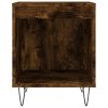 Noční stolky 2 ks kouřový dub 40 x 35 x 50 cm kompozitní dřevo 830727