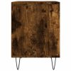 Noční stolky 2 ks kouřový dub 40 x 35 x 50 cm kompozitní dřevo 830727