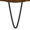 Noční stolky 2 ks kouřový dub 40 x 35 x 50 cm kompozitní dřevo 830727