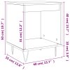 Noční stolky 2 ks kouřový dub 40 x 35 x 50 cm kompozitní dřevo 830727