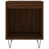 Noční stolky 2 ks hnědý dub 40 x 35 x 50 cm kompozitní dřevo 830731