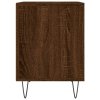 Noční stolky 2 ks hnědý dub 40 x 35 x 50 cm kompozitní dřevo 830731