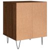 Noční stolky 2 ks hnědý dub 40 x 35 x 50 cm kompozitní dřevo 830731