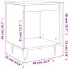 Noční stolky 2 ks hnědý dub 40 x 35 x 50 cm kompozitní dřevo 830731