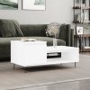 Konferenční stolek bílý 100 x 50 x 45 cm kompozitní dřevo 830828