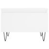 Konferenční stolky 2 ks bílé 50 x 46 x 35 cm kompozitní dřevo 830861