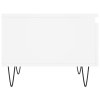 Konferenční stolky 2 ks bílé 50 x 46 x 35 cm kompozitní dřevo 830861