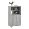 Skříň highboard šedá sonoma 60 x 36 x 110 cm kompozitní dřevo 831490