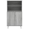 Skříň highboard šedá sonoma 60 x 36 x 110 cm kompozitní dřevo 831490