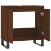 Koupelnová skříňka hnědý dub 58 x 33 x 60 cm kompozitní dřevo 831595