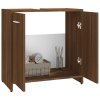 Koupelnová skříňka hnědý dub 60 x 33 x 60 cm kompozitní dřevo 815527