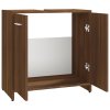 Koupelnová skříňka hnědý dub 60 x 33 x 60 cm kompozitní dřevo 815527