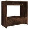 Odkládací stolek kouřový dub 50 x 26 x 50 cm kompozitní dřevo 826629