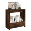 Odkládací stolek kouřový dub 50 x 26 x 50 cm kompozitní dřevo 826629
