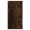 Odkládací stolek kouřový dub 50 x 26 x 50 cm kompozitní dřevo 826629