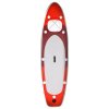 Nafukovací SUP paddleboard a příslušenství červený 300x76x10cm 93382